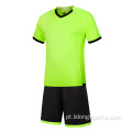 Kit de camisa de futebol masculino por atacado